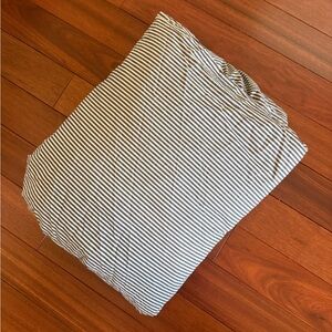BROOKLINEN GRAY & WHITE STRIPES (1) KING/CALIFORNIA KING FITTED SHEET